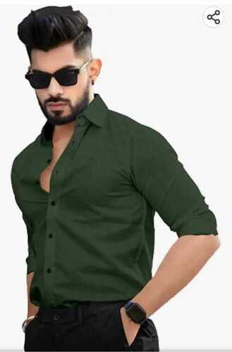 Skin Friendly And Comfortable Casual Wear Plain Mens Formal Shirts