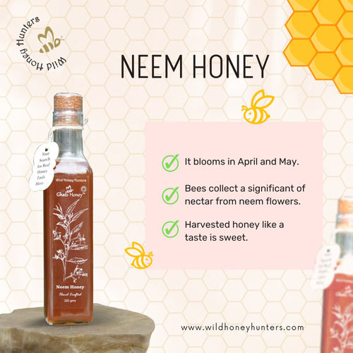 The highly medicinal Neem honey from Ghats honey online