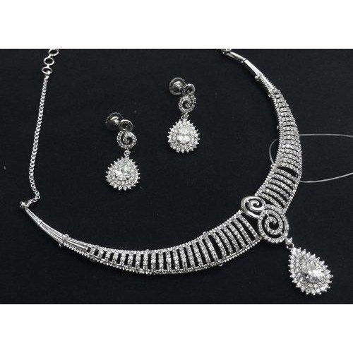 White Gold Diamond Necklace