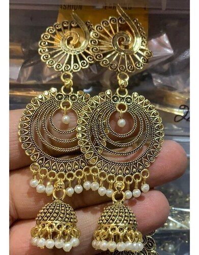 Source latest artificial earrings ring type earrings kundan jhumka earrings  on malibabacom
