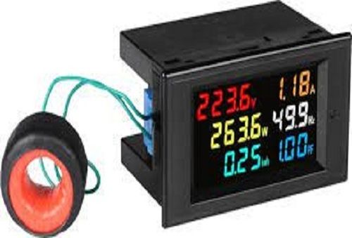 Digital energy meter with CT complete with mounting and thick steel sheet with iron frame