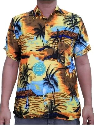 Tear Resistance Mens Hawaiian Shirts