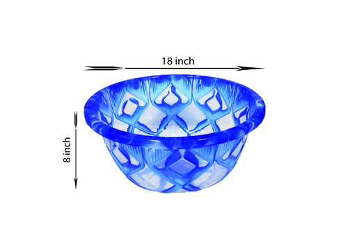 18X8 Inch Multicolor Round Hard Plastic Tub