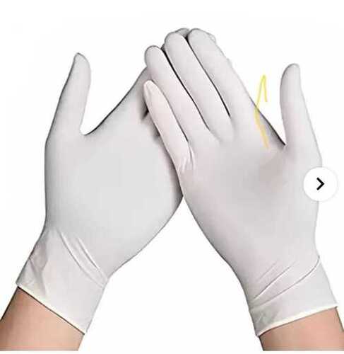 white nitrile gloves