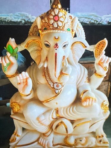 Gemstone Ganesha Statues