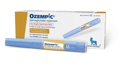 White Ozempic Semaglutide 0.25 Mg Diabetes Injection