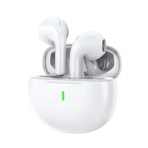 White Smart Bluetooth Earbuds