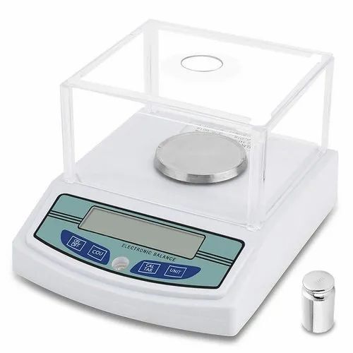 Digital Weighing Machine - 100 Mg Accuracy, Ac 220 V Power Supply | Multi Color Steel Digital Monitor Display