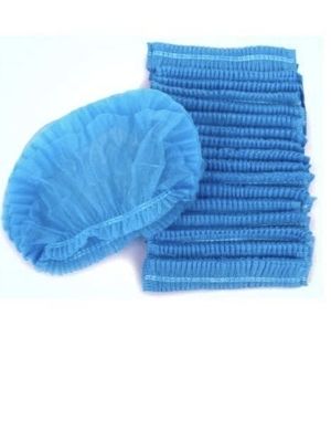 Disposable Stretchable Blue Bouffant Caps Waterproof: No