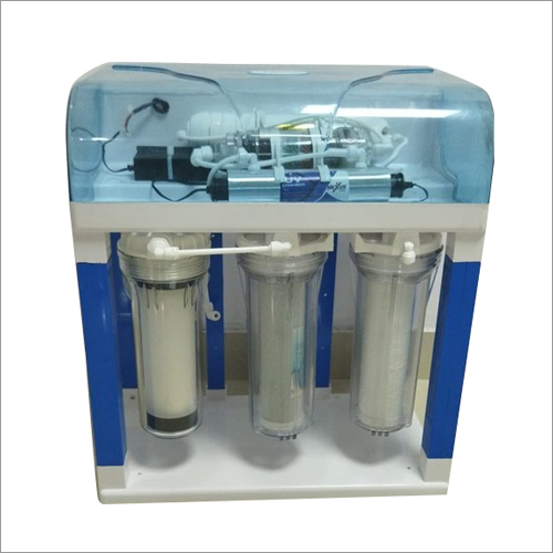 Domestic RO Water Purifier - 15 Lt Capacity, Electric Wall Mountable Design | Plastic Build, Blue Color, RO+UV Technology
