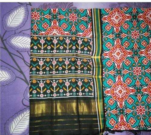 मल्टी कलर पटोला सिल्क साड़ी