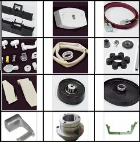 Textile Machinery Spares - Rubber & Plastic Roller & Disc Standard Finishing Type Multiple Color Options