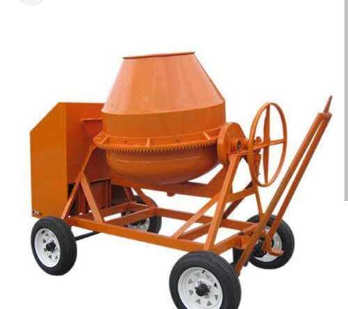 Cement Mixer - Heavy Duty Design | New Orange Color Coated Finish for Construction