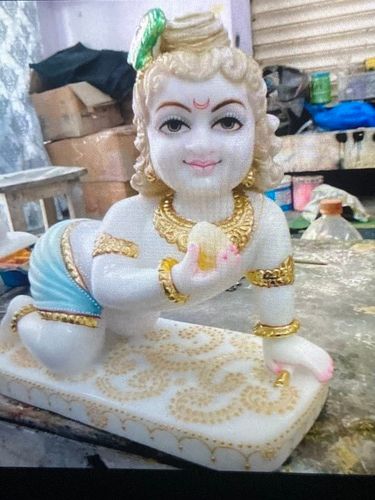 Marble Lord Krishna Statue