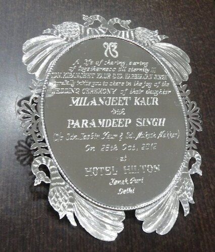 Silver Wedding Card