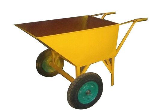 2 Feet Mild Steel 3 Wheel Construction Trolley