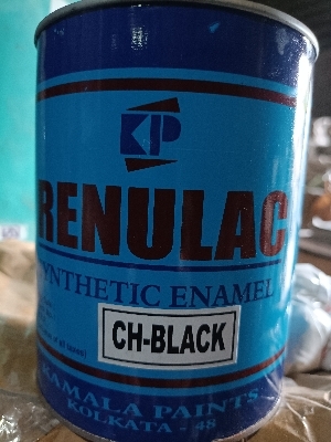 black paint