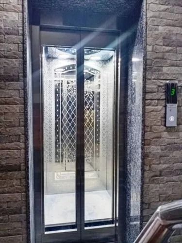 Commercial Passenger Lift - 6 Persons Capacity, 10 Mtr Max Rise, 2.5 m/s Speed | Electric Power Supply, Automatic Door Style, Machine Room Included