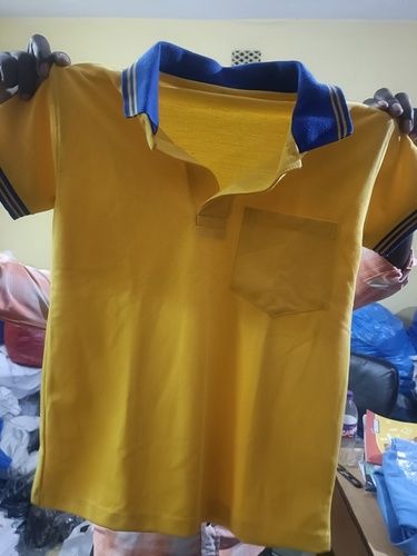 Yellow Color School uniform T Shirt