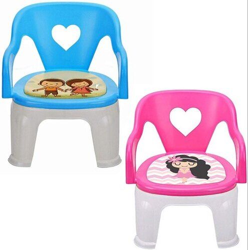 Portable Cartoon Printed Plastic Baby Chairs