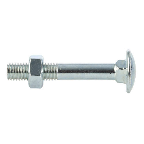 Round Head Mild Steel Nut And Bolt