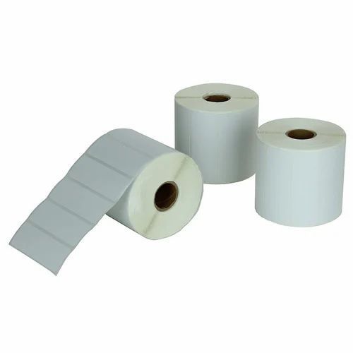 Single Side Adhesive Blank Label Roll