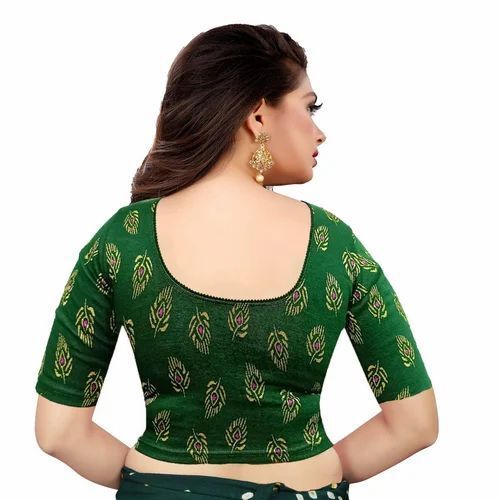 Multiple Ladies Regular Wear Fancy Printed Cotton Blouse