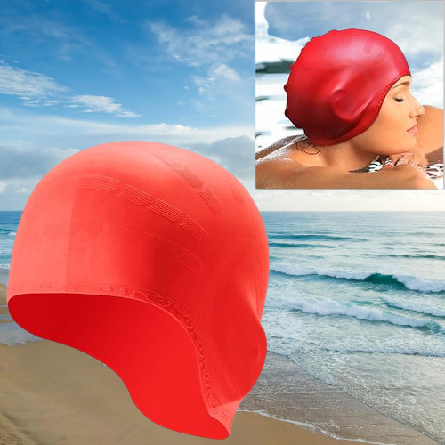 Buy Endless EL1019 Classic Comfortable Plain Silicon Swimming Cap Yellow Elastic Waterproof Swimming Cap for Long and Short Hair with Thicker Edge For Adults, Women and Men Online at Low Prices in