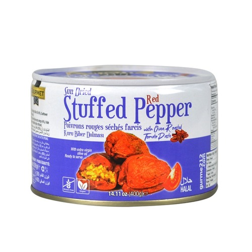 Gourmet212 Sun Dried Stuffed Red Peppers 12x400g Tin