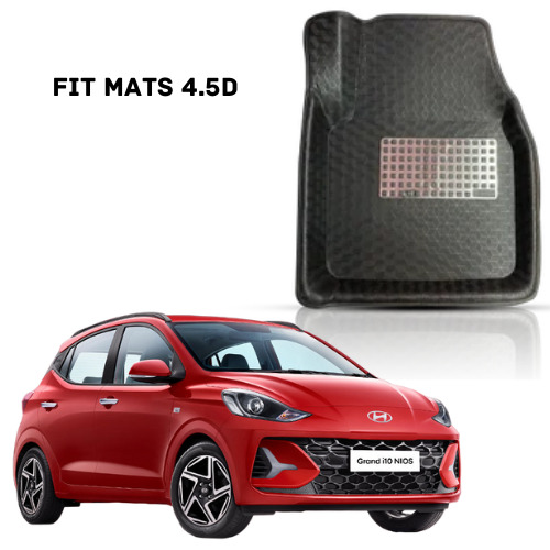 Hyundai i10 Nios Car Mats - Luxurious Leather Material, Custom Fit Design, Durable and Easy to Clean