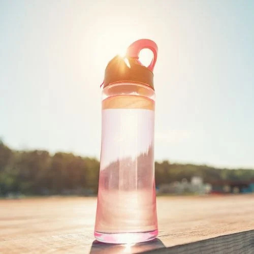Transparent Plastic Fridge Bottle