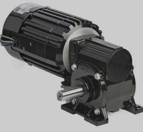 AC Geared Motor - Asynchronous Motor, Durable New Model in Matte Black Finish | High Performance Design