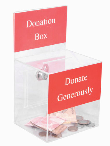 Acrylic Donation Box