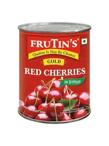 Canned Gold Red Cherries In Syrup