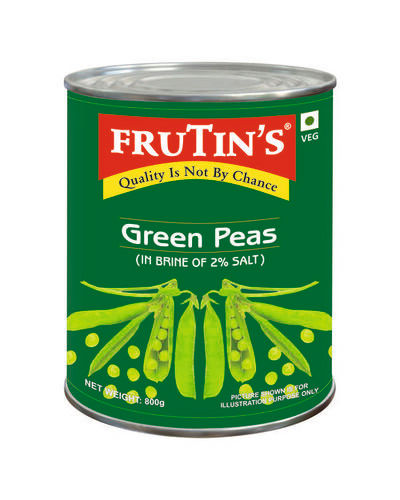 Green Peas in Brine of 2% Salt