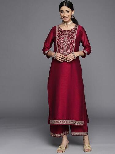 Designer Chiffon Kurtis - Customized Sizes, Trendy Style | Washable, Comfortable for Casual Wear, Suitable for All Seasons