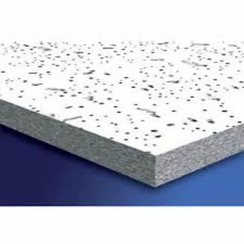 Mineral Fiber Ceiling Tiles - 600x600 mm, Color Coated, 12mm & 16mm Thickness | Fire Rated, Acoustical, Time Saving