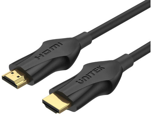 8K HDMI Cable - 48Gbps Bandwidth, Black PVC Jacket | Supports 4K@120Hz, 8K@60Hz, Dynamic HDR, HDCP 2.3, eARC, High-Bitrate Audio