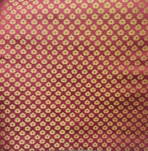 Maroon Brocade Jacquard Blouse Fabric 