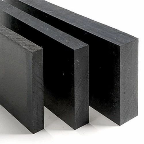 Elastomeric Bearing Pads - Neoprene Material, Standard Size, Plain Black, Easy to Install - Heavy-Duty for Industrial Applications