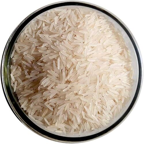Basmati Rice - 100% Pure Long Grain, White Color, Machine Dried | Extra-Long Slender Grains, Soft Fluffy Texture, Superior Aroma, Distinct Flavor