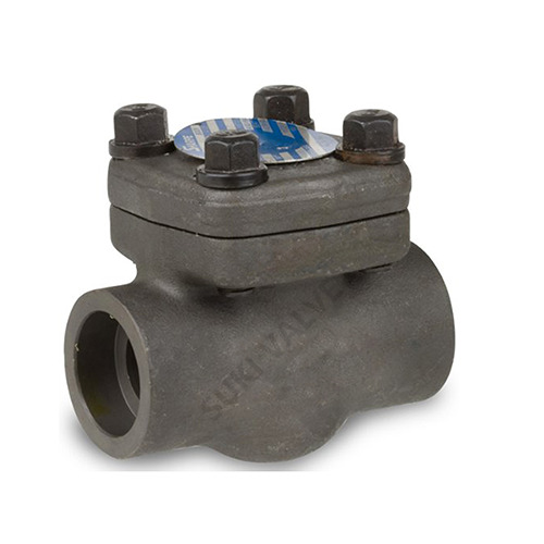 Forged Check Valve - A105, F11, F22, F51, LF2, F304, F304L, F316, F316L, 15-50 mm | Non Return Flow, Auto Operation, Renewable Integral Seat Rings, BS 5352, ISO 5208, API 598
