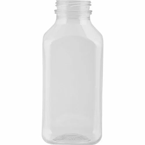 Plastic Talcum Powder Bottle - Premium Plastic, Square Shape, Transparent Color | Lightweight, Easy To Clean Design, Optimum Quality