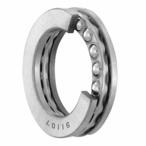 Single Direction Thrust Ball Bearing - Galvanized Premium Quality, High Dimensional Accuracy, Long Lasting Silver Finish for Automobile and Industrial Machinery