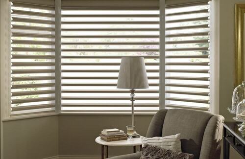 White Bamboo Window Blinds