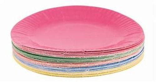 Disposable Paper Plate - Round, Premium Quality, Eco Friendly, Pink Color | Perfect for Events and Parties