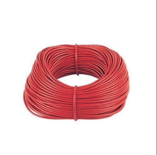 Electrical Cable - 4 mm Red, Flexible, Durable, Long Lasting, Round Conductor