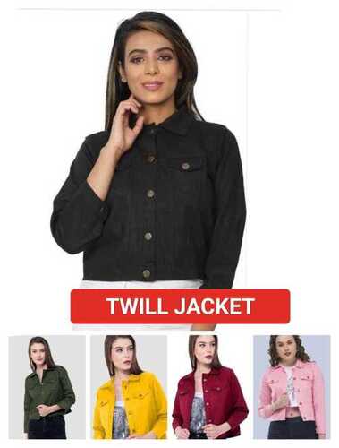 Ladies Color Twill Jackets