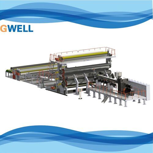 Automatic Pe Extra Width Geomembrane Waterproof Roll Extrusion Machine