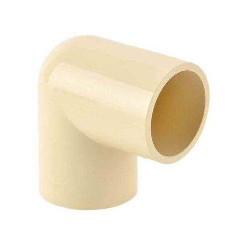 CPVC Plastic Pipe Elbow - 1/2 Inch, 90 Degree Female Connection, Yellow Color